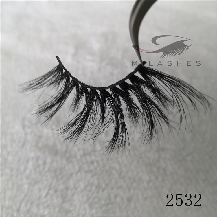 25mm mink fur 3D mink lashes long eyelashes natural